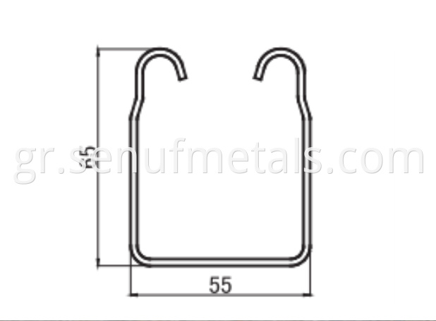 Door frame drawing